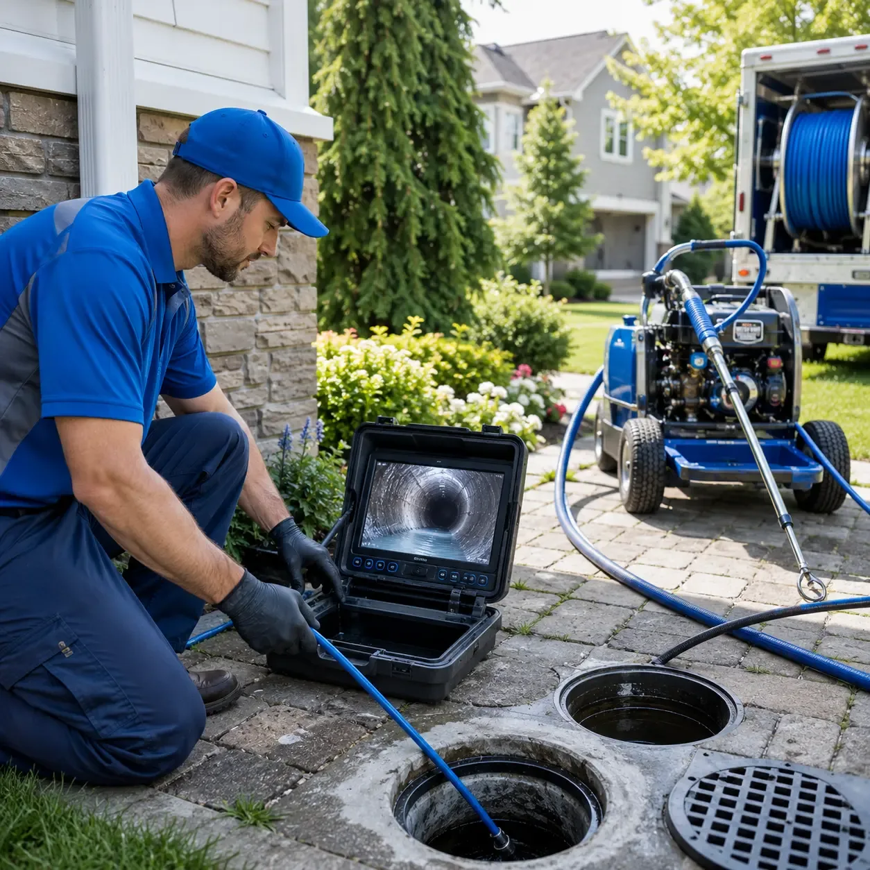 Outdoor drain cleaning professionals serving Villa Rica, GA